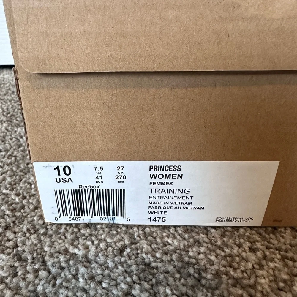 Reebok Princess Womens Sneaker White Leather - Picture 10 of 11